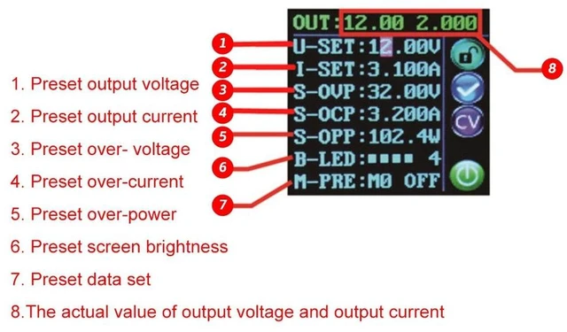 Alt view image 5 of 7 - Digital Power Module Control DPS3005,DPS3005 DPS5005 Communication Version Power Step-Down Voltage Converter + Board (DPS3005-USB-BT)