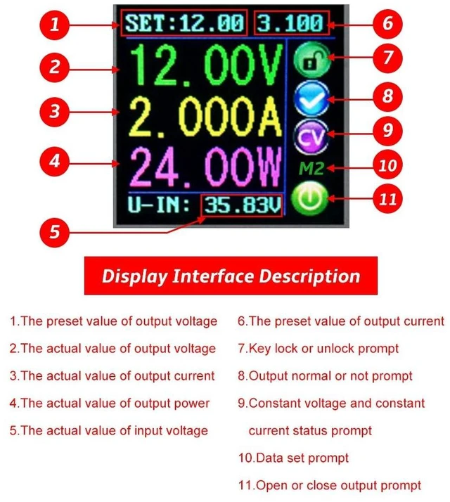 Alt view image 6 of 7 - Digital Power Module Control DPS3005,DPS3005 DPS5005 Communication Version Power Step-Down Voltage Converter + Board (DPS3005-USB-BT)