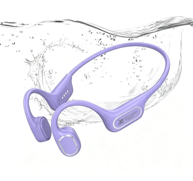 Main image of Swimming Headphones Waterproof Bone Conduction Headphone Underwater Earbud IPX8, Bluetooth Open Ear Buds, 32GB Memory,Switch to MP3 Mode for Swim,Lightweight Wireless Running Headset for Lap Swimming