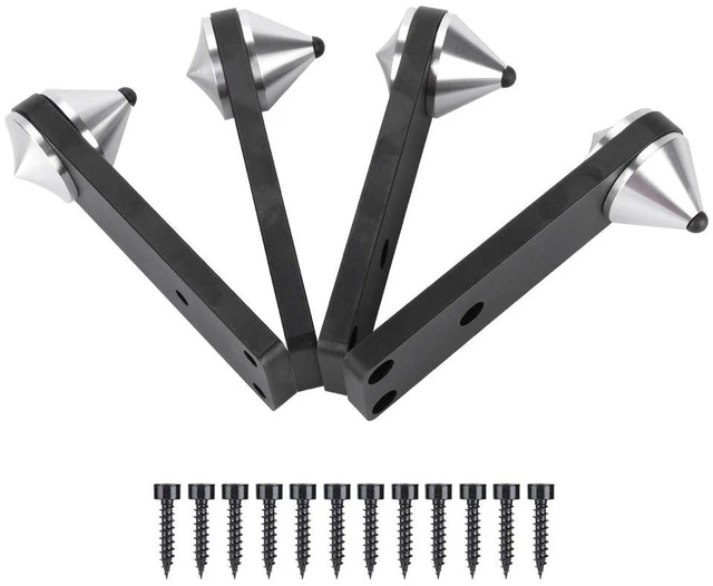 Main image of Subwoofer Spike Bracket, Shockproof 4-Piece Set Speaker Isolation Bracket Combined Type for Home Theater, Music Studio, Car Audio, Live Performance