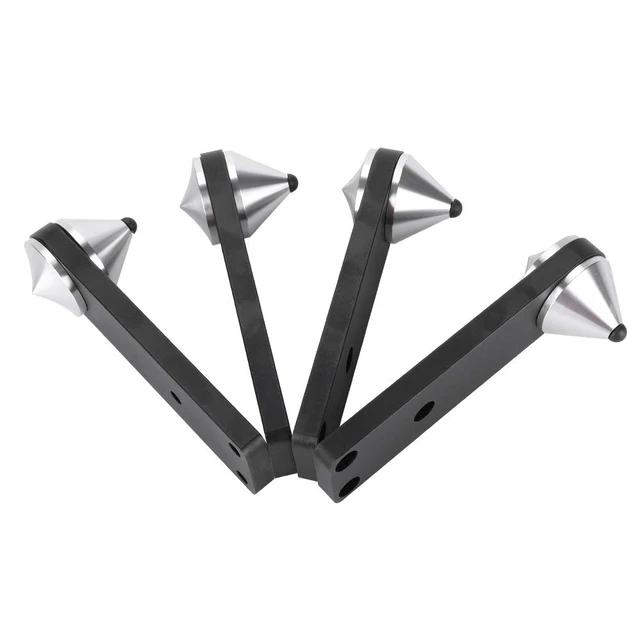 Alt view image 3 of 7 - Subwoofer Spike Bracket, Shockproof 4-Piece Set Speaker Isolation Bracket Combined Type for Home Theater, Music Studio, Car Audio, Live Performance