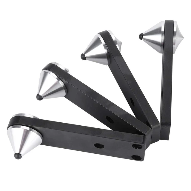 Alt view image 4 of 7 - Subwoofer Spike Bracket, Shockproof 4-Piece Set Speaker Isolation Bracket Combined Type for Home Theater, Music Studio, Car Audio, Live Performance