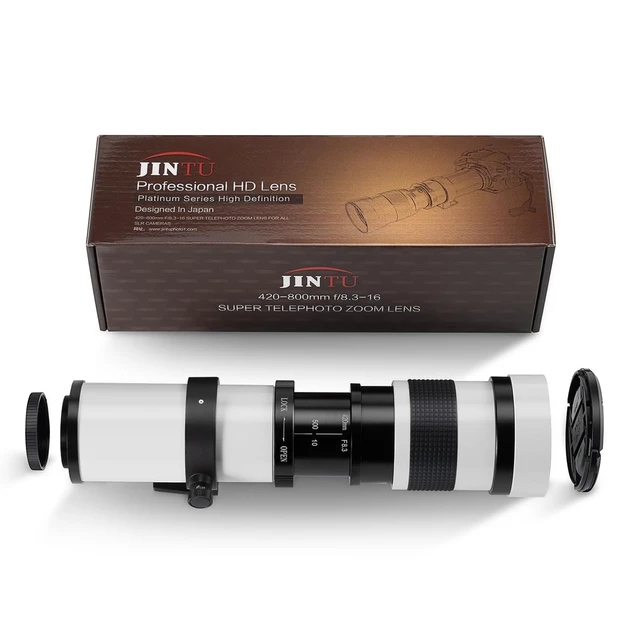 Alt view image 7 of 7 - 420-800mm f/8.3 Telephoto Zoom Lens EF/EF-S Mount for Canon EOS Rebel T7i/T7/T8i/T6i/T5/T3i/T2i/XSi/SL3/SL2 4000D 2000D 90D/80D/77D