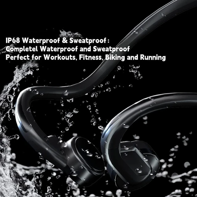 Alt view image 6 of 7 - Wired Bone Conduction Bluetooth Headphones, 3.5Mm Or Type C Wired Open-Ear Headphones with Microphone, Sports Earphones for Running Cycling Working