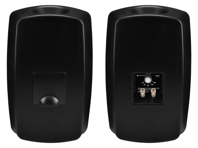 Alt view image 4 of 6 - WS-7B-62-B 6.5in. Weatherproof 2-Way 70V Indoor/Outdoor Speaker for Use in Whole Home Audio Systems, Restaurants, Bars, Retail Stores, Patio, Poolside, Garage, Black (Each)