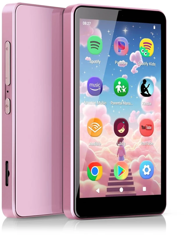 Main image of MP3 Player for Kids with Spotify, Parental Controls, Android 14 Play Store, Spotify Kids, Audible, Music, Libby, Eye-Friendly Night Mode, Up to 512GB, Updated M4S