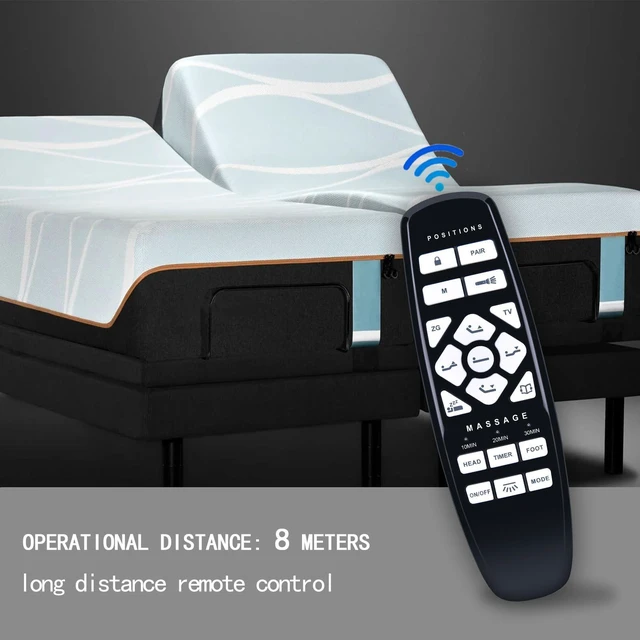 Alt view image 2 of 6 - RF.27.19.02 Replacement Remote Control fits Ghost Bed Adjustabled Bed, Okin Model RF.27.19.02 Remote, for Fromann, ASONLY, ESHINE