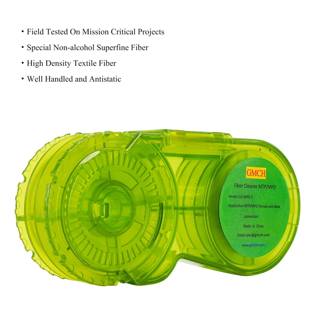 Alt view image 2 of 5 - MPO MTP Male Female Connector New Cassette Fiber Cleaning kit Fiber Optic Cleaning Box for MPO MTP Male with PINS 2.5mm SC 1.25mm LC MDC CS connectors with 500+ Cleans Factory Directly 2026