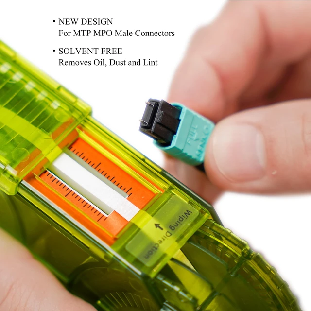 Alt view image 3 of 5 - MPO MTP Male Female Connector New Cassette Fiber Cleaning kit Fiber Optic Cleaning Box for MPO MTP Male with PINS 2.5mm SC 1.25mm LC MDC CS connectors with 500+ Cleans Factory Directly 2026