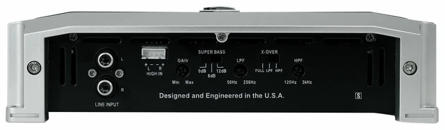 Alt view image 3 of 7 - TA-1255.2 1200 Watts TA Two Channel Car Audio Amplifier, Black