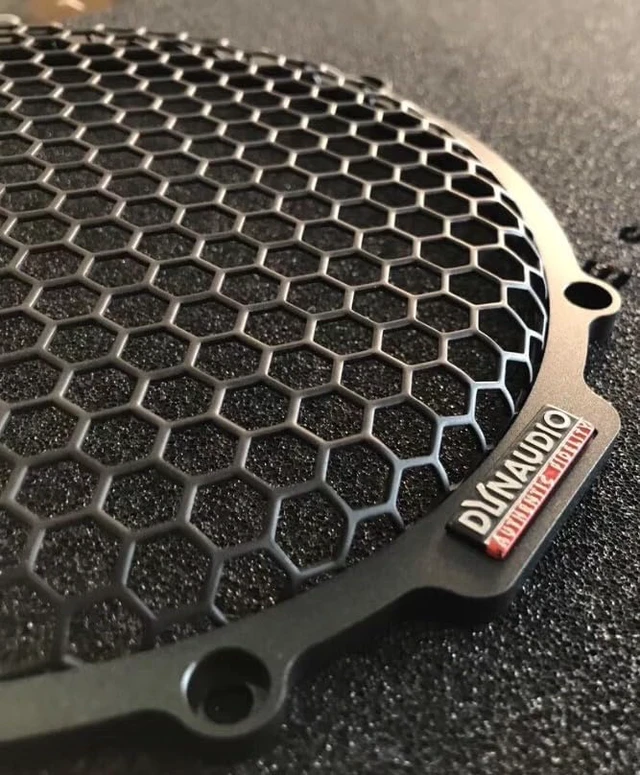 Alt view image 2 of 4 - 2 Pack Black Speaker Grill Cover for Dynaudio Esotar-650 Woofer Speaker