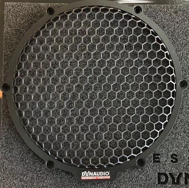 Alt view image 3 of 4 - 2 Pack Black Speaker Grill Cover for Dynaudio Esotar-650 Woofer Speaker