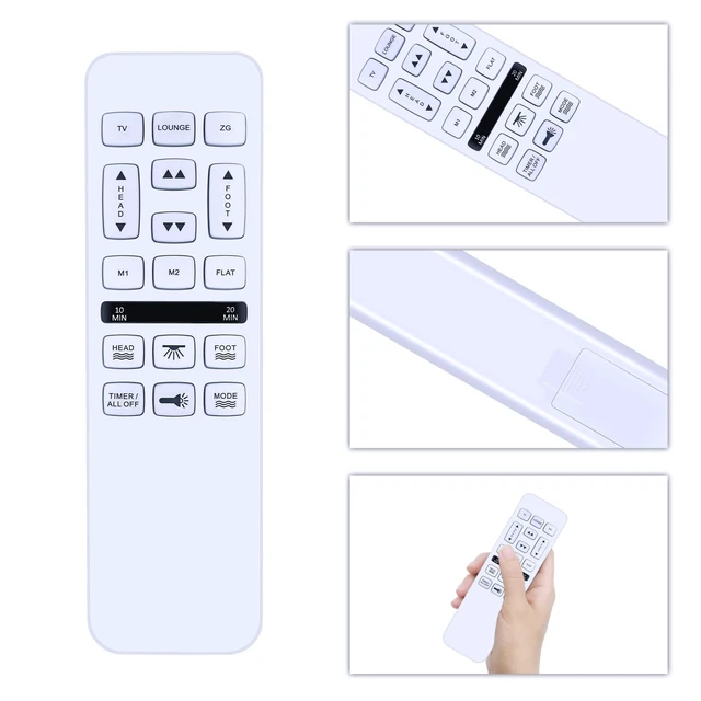 Alt view image 4 of 4 - Replacement Remote Control for Bedtech, for Mlily, for Richmat HJH55 for Mattress Firm 600/3000 Series, for Innova NU203CB XF04R5N, for iDealbed 4i/c Adjustable Bed Base