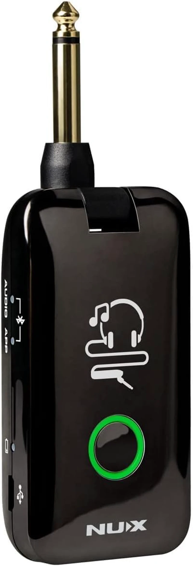 Alt view image 2 of 7 - NUX MP-2 Mighty Plug Guitar & Bass Modeling Headphone Amp for Guitar/Bass - Bundle with Snark-X Tuner