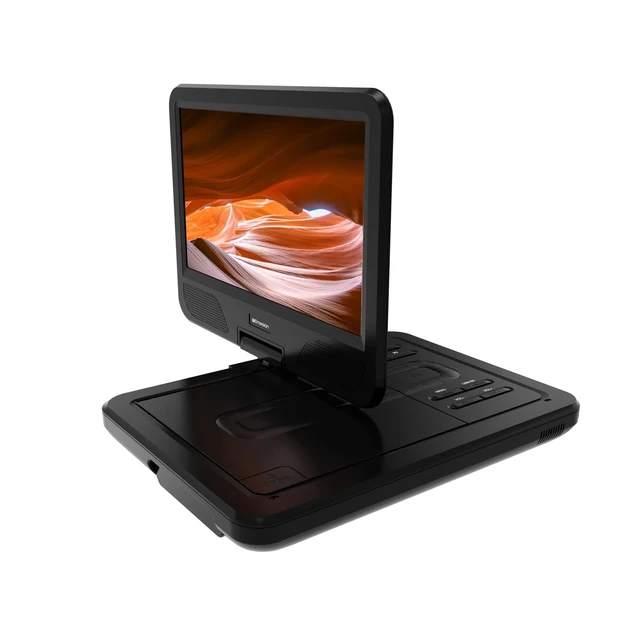 Alt view image 2 of 7 - EPD-1001 10 DVD Player with Built-in Speaker Swivel Screen - Rechargeable Battery - Remote Control - On-the-Go Entertainment & Movie Watching