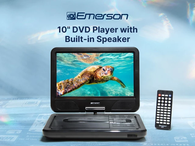 Alt view image 4 of 7 - EPD-1001 10 DVD Player with Built-in Speaker Swivel Screen - Rechargeable Battery - Remote Control - On-the-Go Entertainment & Movie Watching