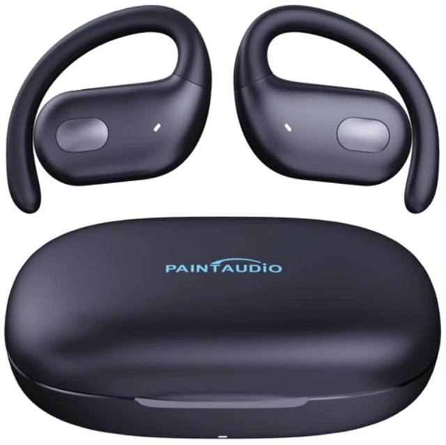 Main image of EarMate 1 Open Ear Headphones, Bluetooth 5.3 Wireless Earbuds Air Conduction 45Hrs Playtime with Charging Case, Panoramic Deep Bass with 16.2mm Drivers, Compatible with iPhone Android