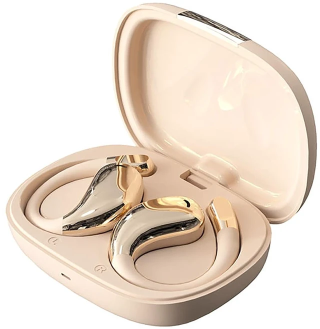 Main image of 2-in-1 Magnetic Detachable Wireless Earbuds, Open Ear/in-Ear Bluetooth 6.0 Headphones, 48H Playtime, Directional Sound Technology, Touch Contro- Skin