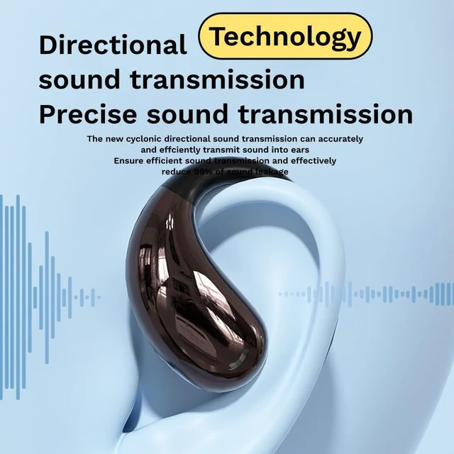 Alt view image 4 of 6 - 2-in-1 Magnetic Detachable Wireless Earbuds, Open Ear/in-Ear Bluetooth 6.0 Headphones, 48H Playtime, Directional Sound Technology, Touch Contro- Skin