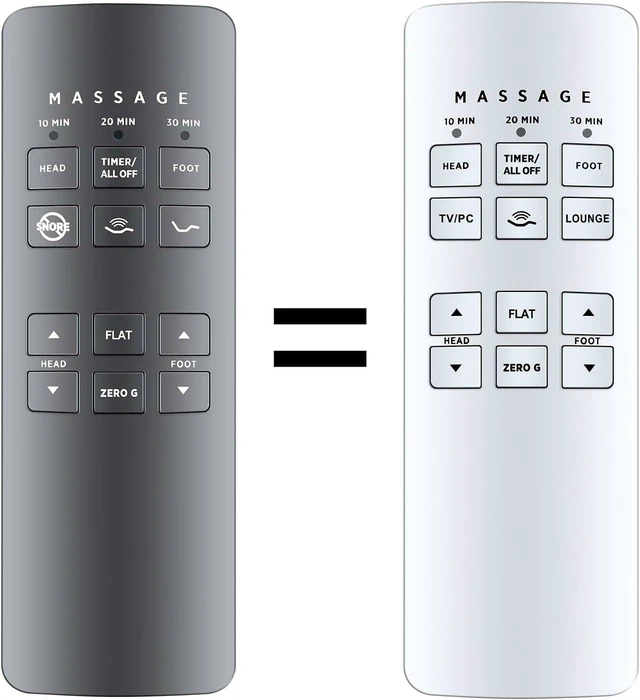 Main image of New Remote Control Replacement for Serta Motion Perfect 2.0 Adjustable Bed 258B 75310 Controller