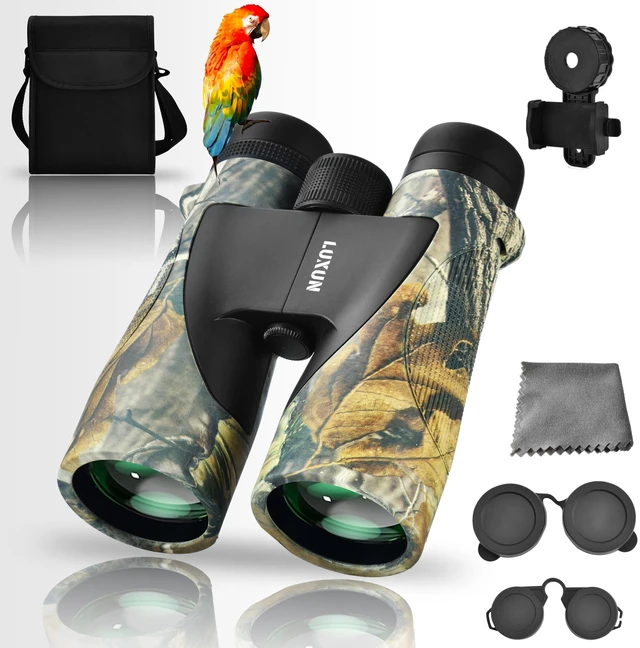 Main image of 12x50 Binoculars for Hunting, High Powered Binoculars for Adults,HD Optical System, Fully Multi-Coated Lenses, Rubber Armor, Camouflage
