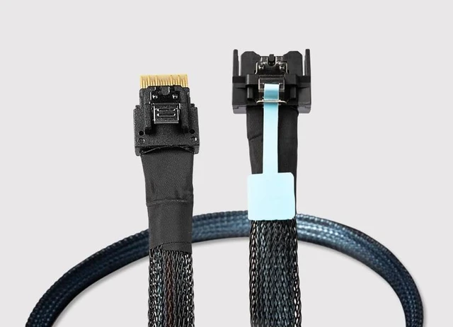 Main image of MB403L-B Data Cable - MICO 4i SFF-TA-1016 to SlimSAS 4i SFF-8654 Cable 0.5M