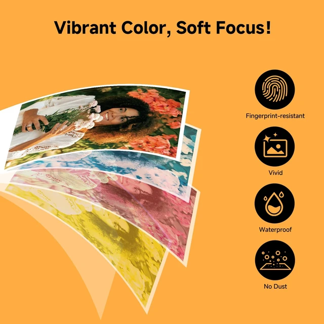 Alt view image 5 of 7 - Z5 Instant Print Camera & Photo Printer (No Bluetooth) & 10 Sheets 2.1x3.4 Photo Paper, 5 Filter Effects, LED Flash, Dye-Sublimation Tech, For Birthday/ Christmas/Travel/Party