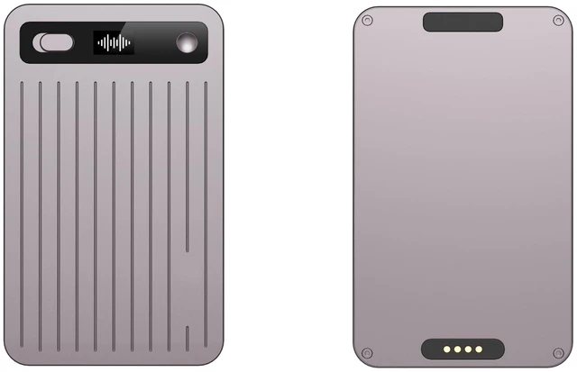 Main image of Ultra Slim 64GB AI Notes Voice Recorder w/Case, AI Smart Digital Voice Recorder, Transcribe & Summarize with App, Audio Recording Magnetic for Meetings, Calls.Chat GPT-40 Technology (Titanium Gray)