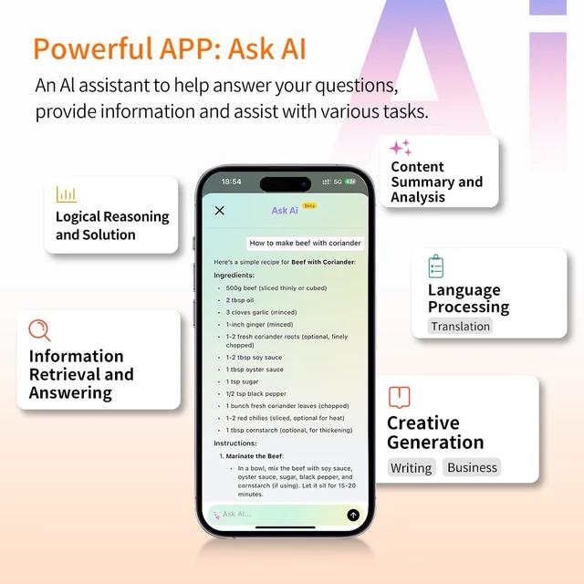Alt view image 2 of 7 - Ultra Slim 64GB AI Notes Voice Recorder w/Case, AI Smart Digital Voice Recorder, Transcribe & Summarize with App, Audio Recording Magnetic for Meetings, Calls.Chat GPT-40 Technology (Titanium Gray)