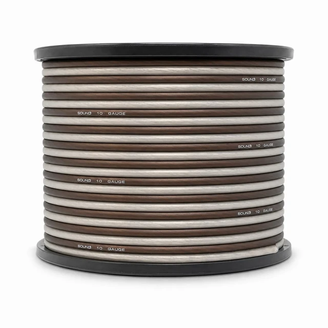 Alt view image 5 of 5 - Connected 10 Gauge 250' Speaker Wire Home/Car Spool