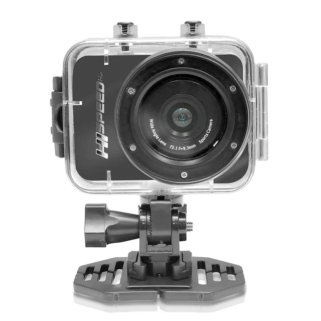 Alt view image 2 of 7 - Hi Speed Sports Action Camera - HD 1080P Mini Camcorder w/ 12 MP Cam, 2.4" Touch Screen USB SD Card HDMI, Battery - Waterproof Case, USB cable, Wireless Remote Control, Mount - PSCHD60BK (Black)