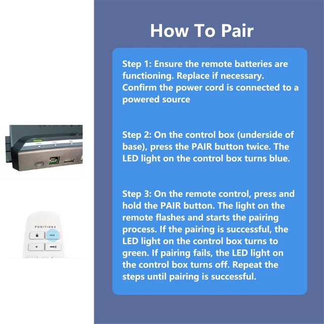 Alt view image 2 of 5 - Replacement Adjustable Bed Remote Control for Lucid L600, for ASONLY Adjustable Bed Frame, for ESHINE, for Okin Model RF.27.19.33