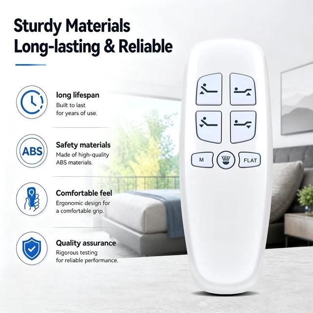 Alt view image 3 of 7 - Replacement Remote Control for Richmat HJH13D Adjustable Bed Base for LUCID L300 Adjustable Bed LUL300TXAB, for AMBEE21 A-1415 bedNot Universal