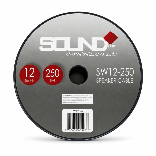 Alt view image 3 of 5 - Connected 12 Gauge 250' Speaker Wire Home/Car Spool