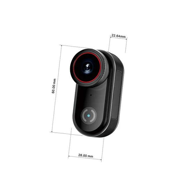 Alt view image 4 of 7 - 4K POV Thumb Action Camera Wearable Body Cam 32GB 1.47 HD Screen Audio Video Recording Builtin WiFi 140° Wide Angle Magnetic Back Clip Loop Recording APP Sharing for Cycling Travel Pet Work Vlog