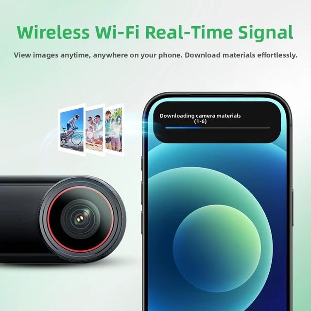 Alt view image 6 of 7 - 4K POV Thumb Action Camera Wearable Body Cam 32GB 1.47 HD Screen Audio Video Recording Builtin WiFi 140° Wide Angle Magnetic Back Clip Loop Recording APP Sharing for Cycling Travel Pet Work Vlog