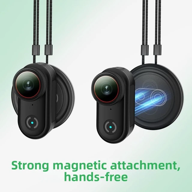 Alt view image 5 of 7 - 4K POV Thumb Action Camera Wearable Body Cam 32GB 1.47 HD Screen Audio Video Recording Builtin WiFi 140° Wide Angle Magnetic Back Clip Loop Recording APP Sharing for Cycling Travel Pet Work Vlog