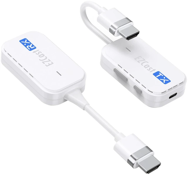 Main image of Wireless HDMI Transmitter and Receiver 5G, Wireless HDMI Extender Streaming Video/Audio 50M/165FT Range from PC, Laptop, Camera, TV Box to Monitor, Projector, HDTV