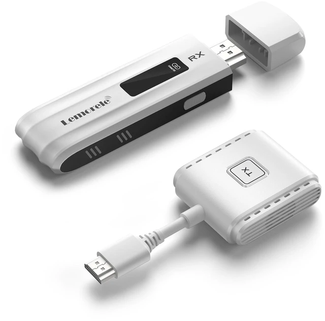 Main image of Wireless HDMI Transmitter and Receiver Kit, Portable Wireless HDMI Extender,2.4/5G 164ft Range 1080P Full HD,for Streaming Video&Audio to HD TV/Projector/Monitor from Laptop/Camera/TV-Boxs