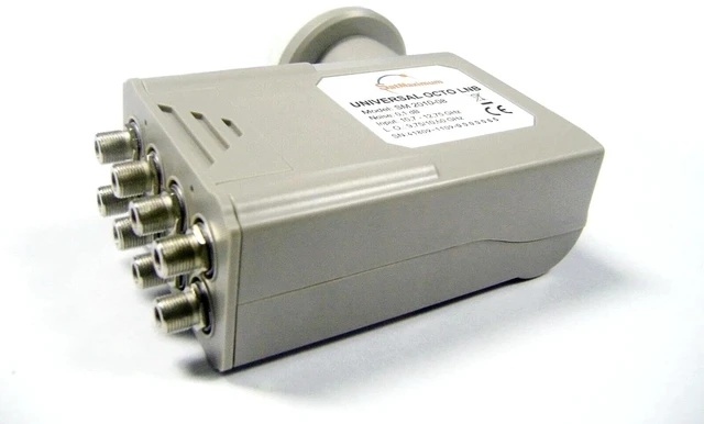Main image of FTA Universal Ku Band LNB, Octo, 0.1dB Satellite Dish LNBF, Linear, Polarized (0.1 dB, Octo)