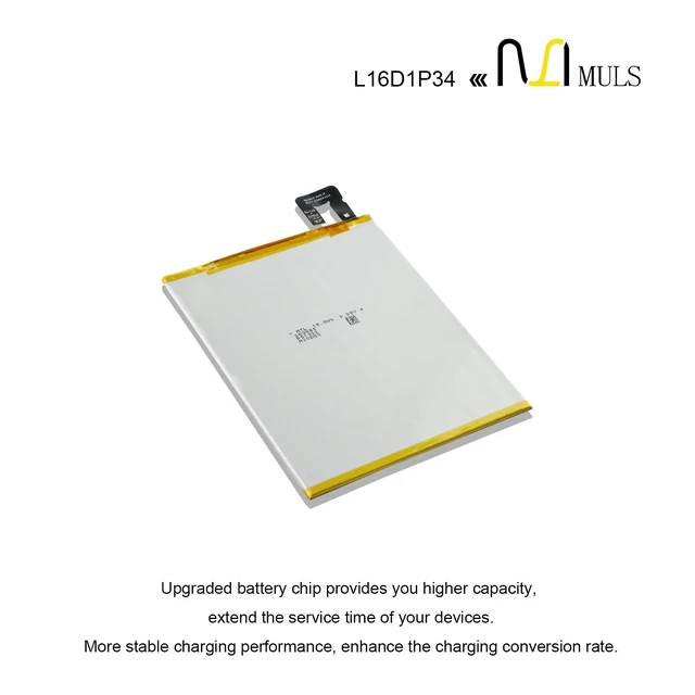 Alt view image 5 of 7 - L16D1P34 Tablet Battery for Lenovo Tab 4 TB-8504F TB-8504X TB-8504N | TB-8604 TB-8604F TB-8504N Plus TB-8704F TB-8704X TB-8704N TB-8704V 8.0" 3.85V 4850mAh 18.7Wh with Tools, Extended runtime