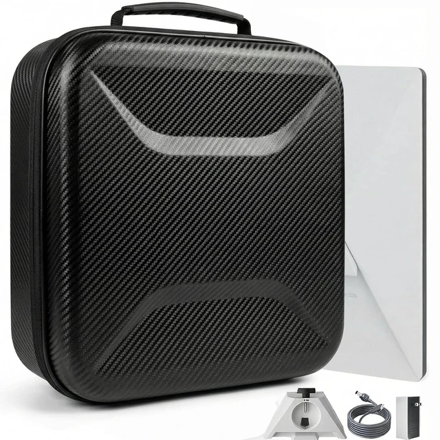 Main image of Starlink Mini Case Protective Travel Carrying Case for Starlink Mini Dish, Kickstand, Pipe Adapter, Power Adapter & Cables Splash-Resistant, Shockproof