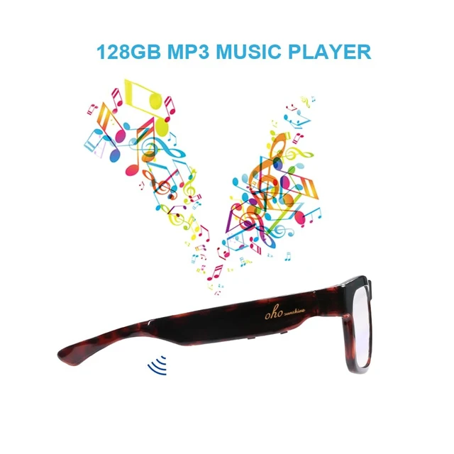Alt view image 2 of 7 - Audio Sunglasses and Fashion MP3 Bluetooth Glasses