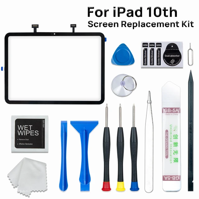 Alt view image 4 of 5 - for iPad 10 (10th Generation) 2022 10.9 Inch Screen Replacement Digitizer Touch Glass for 10th Gen A2696 A2757 A2777 with Home Button