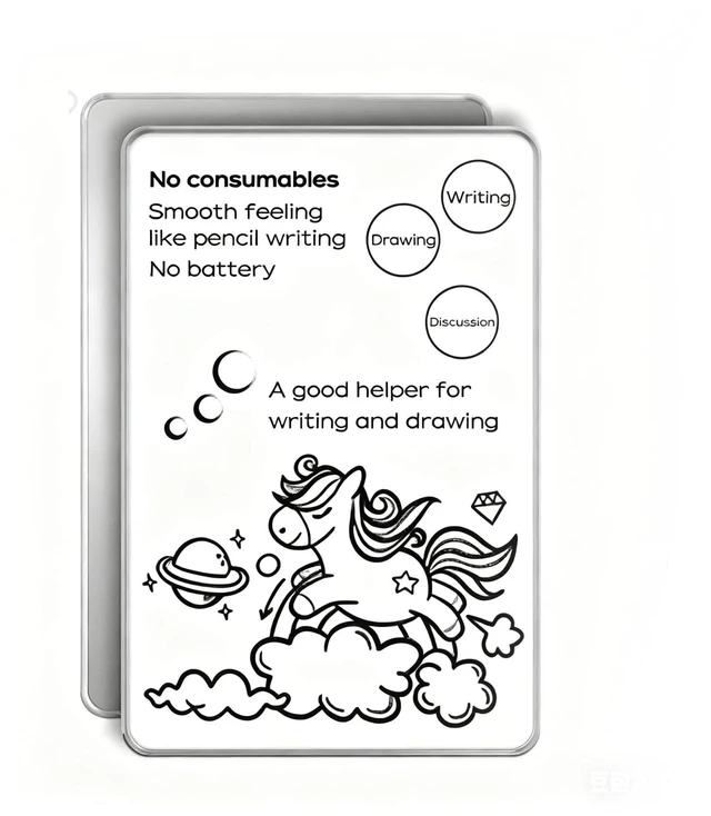 Main image of LCD Writing Tablet, Magnetic Reusable Digital Notepad with Pen | 0.7mm Pen Tip, Aluminum Alloy, Eye Protection, Smooth Writing, for Kids Office Memo Home Whiteboard