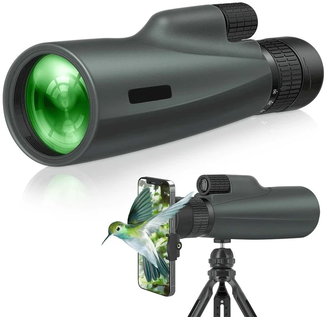 Main image of 10-30x50 Zoom Monocular Telescope for Adults - High Power HD Monocular with Tripod & Adapter, Rubber Armor,Waterproof Large Objective Monoculars - for Opera, Bird Watching, Hiking,Travel