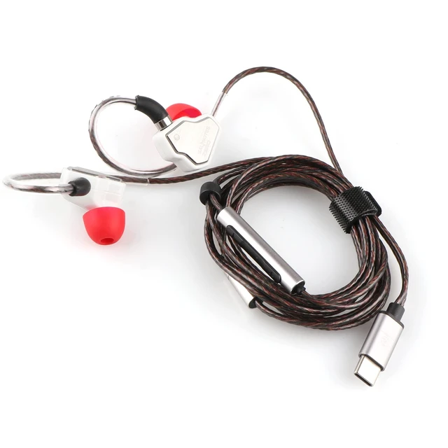 Alt view image 5 of 6 - 7Hz Salnotes Zero 10mm N52 DD In Ear Monitor Wired HiFi IEM Earphones | Studio-Grade Balanced Tuning, Stainless Steel Shell, 2-Pin Cable, Earbuds for Music Lovers &Gamers (Type-C with Mic, White)