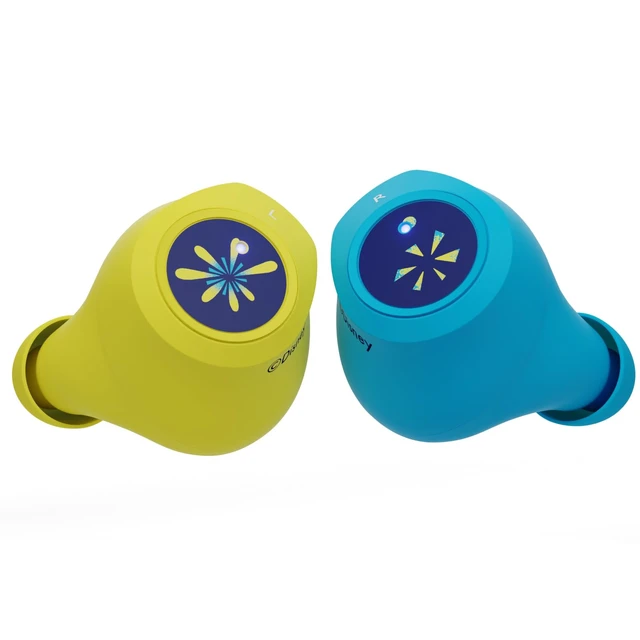 Alt view image 2 of 7 - Disney and Pixars Inside Out 2 Bluetooth Earbuds w/Charging Case- Wireless Headphones w/Built-in Mic+ Up to 30 Hrs Playtime- Inside Out 2 Gifts for Girls, Boys, Women, Men, All Fans (Joy)
