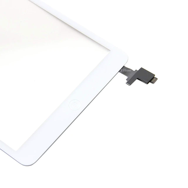 Alt view image 3 of 5 - White Digitizer Repair Kit for iPad mini 1&2 A1432 A1489 Touch Screen Digitizer Replacement with IC Chip + Home Button + Tools + Pre-installed Adhesive
