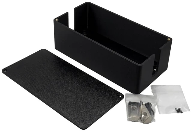 Main image of Cable Management Box for Sim Racing Rigs 8020 and 8040 Aluminum Profile Organizer by Two Sizes Hardware Included Made in USA (Large)